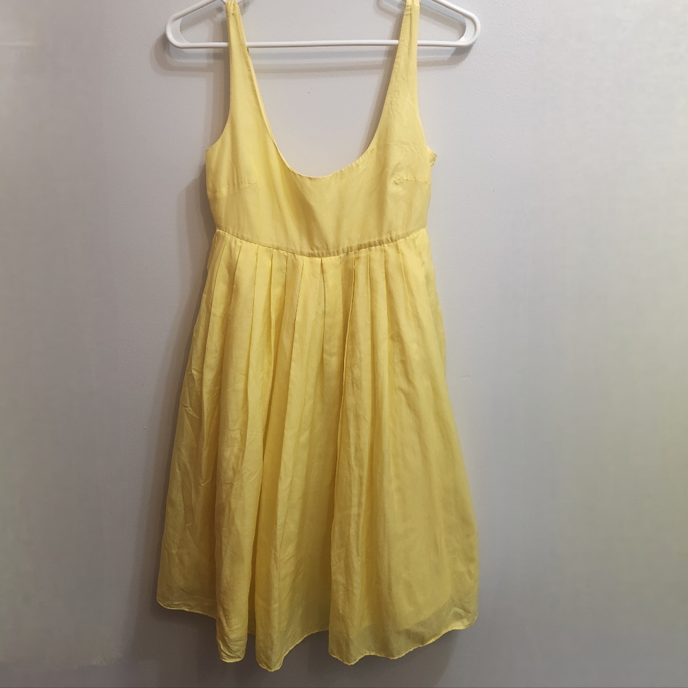 Club Monaco Sleeveless Summer Dress In Yellow Size 2